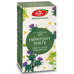Hepatofit Forte, D79, 63 capsule, Fares