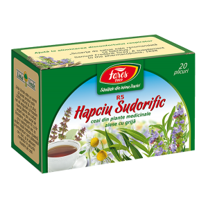 Ceai Hapciu Sudorific, R5, 20 plicuri Fares