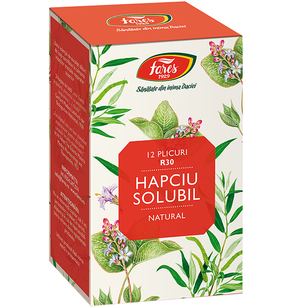 Hapciu solubil – răceala și gripă, R30, 12 plicuri, Fares