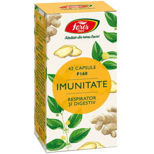 Imunitate Respirator si Digestiv, F160, 42 capsule, Fares