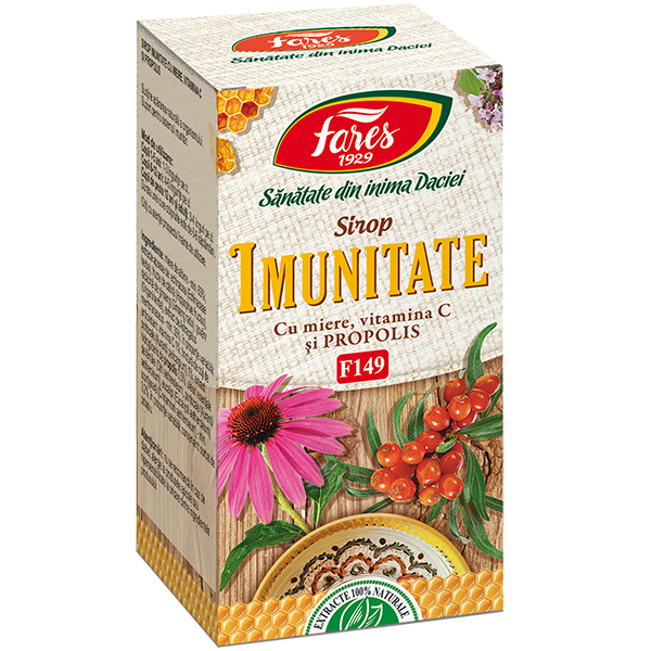 Imunitate cu miere si propolis, F149, sirop 100 ml, Fares