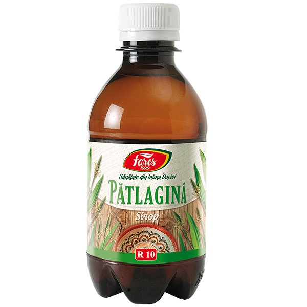 Pătlagină, R10, sirop, Fares