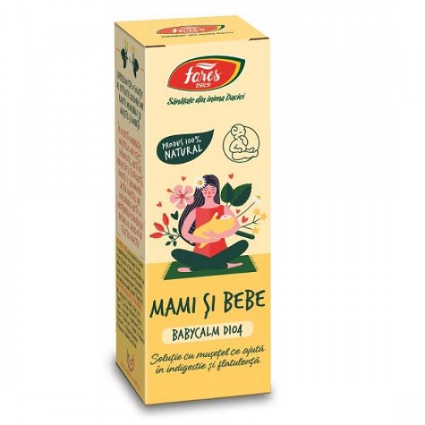 Soluție Babycalm Mami și Bebe, D104, 30 ml, Fares
