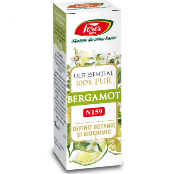Ulei esential de bergamot (N159), 10 ml, Fares