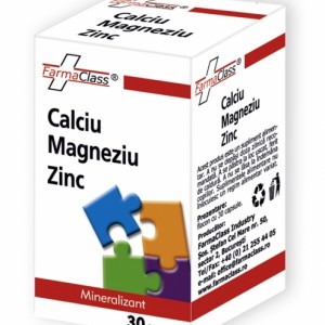 Calciu & Magneziu & Zinc 30 capsule, FarmaClass