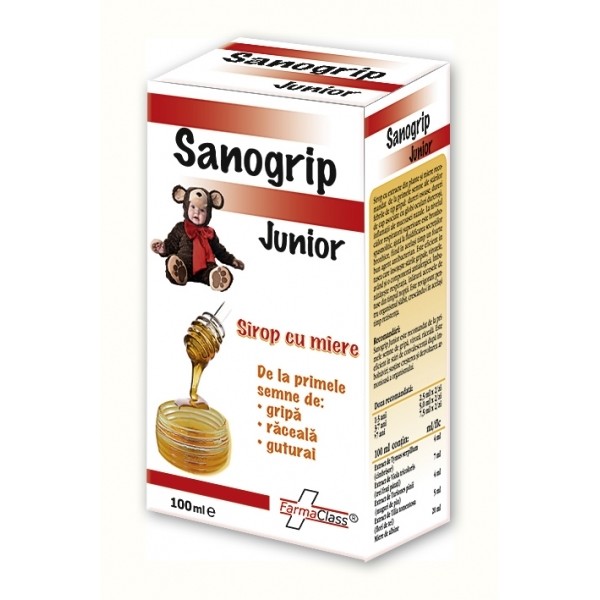 Sirop Sanogrip Junior, 100 ml, FarmaClass
