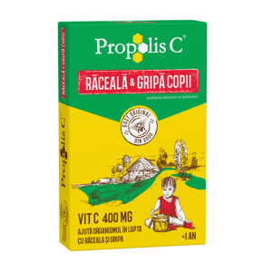 Propolis C® Raceala si Gripa Copii, 8 plicuri, Fiterman Pharma