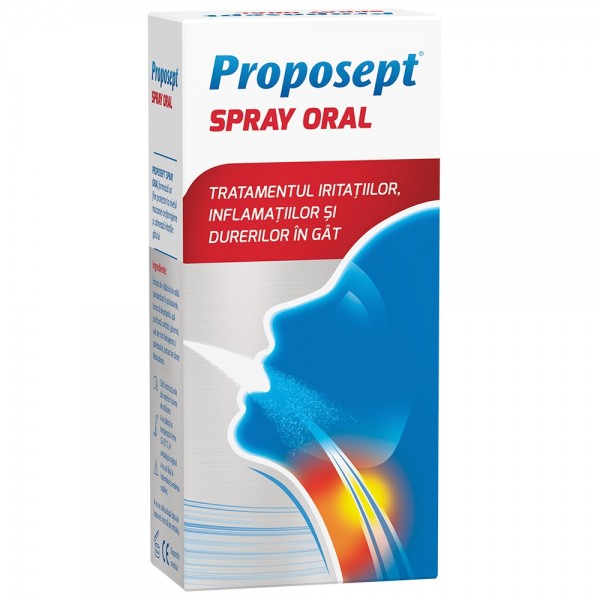 Proposept spray oral, 20 ml, Fiterman Pharma