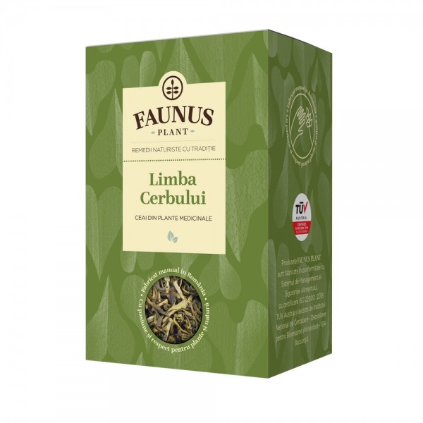 Ceai Limba Cerbului 50 g, Faunus Plant