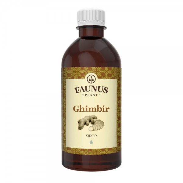 Sirop Ghimbir 500 ml, Faunus Plant