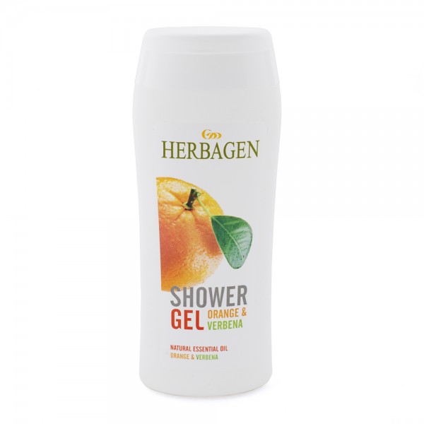 Gel de duș cu portocală și verveină, 250 ml, Herbagen
