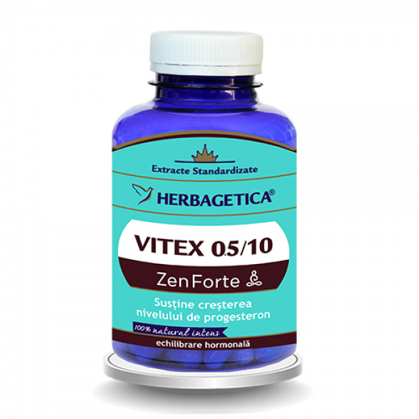 Vitex 0.5/10 Zen Forte, 120 capsule, Herbagetica