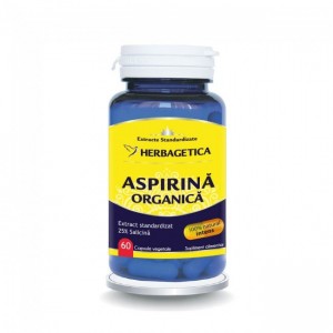 Aspirina organica 60 capsule, Herbagetica
