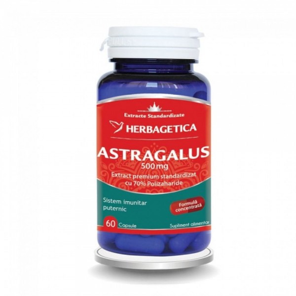 Astragalus 500 mg, 60 cps, Herbagetica