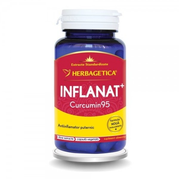 Inflanat curcumin95, 60 capsule, Herbagetica