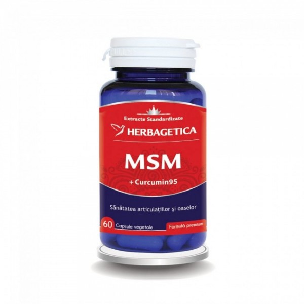 MSM+ Curcumin95, 60 capsule, Herbagetica