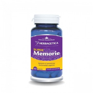 Super Memorie, 60 capsule, Herbagetica