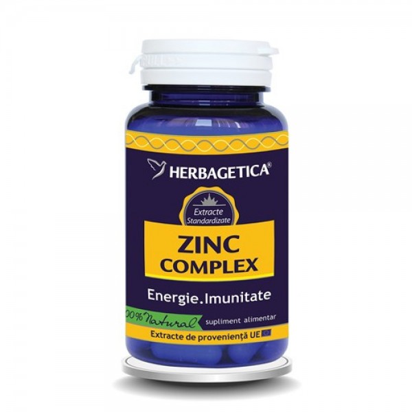 Zinc complex 60 capsule, Herbagetica
