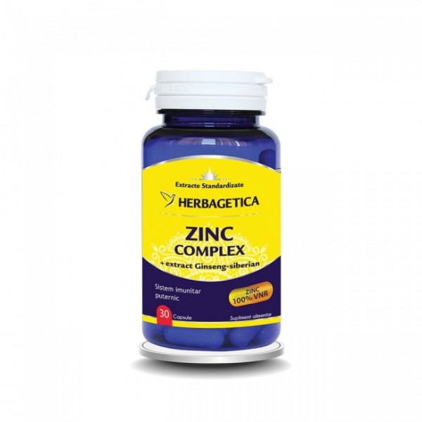 Zinc complex 30 capsule, Herbagetica