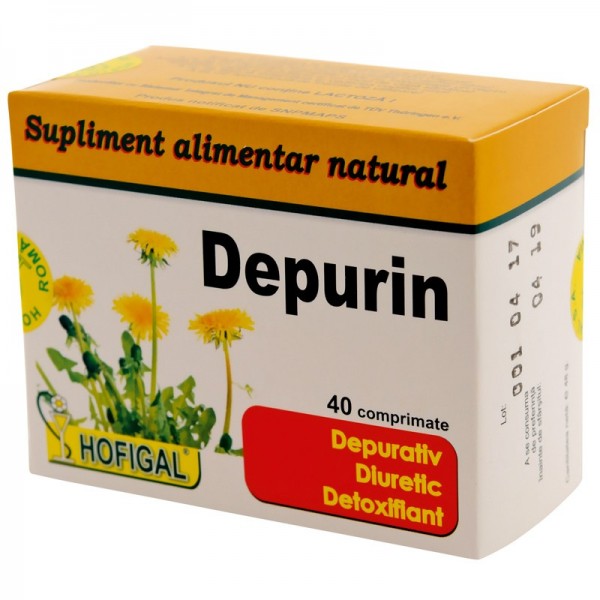 Depurin 40 comprimate, Hofigal