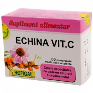 Echina Vit C, 60 comprimate masticabile, Hofigal