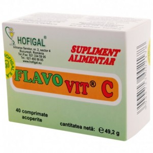 Flavovit C 500 mg, 40 comprimate, Hofigal