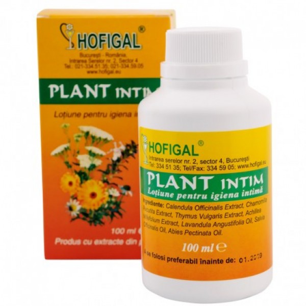 Plant Intim, lotiune pentru igiena intima, 100 ml, Hofigal