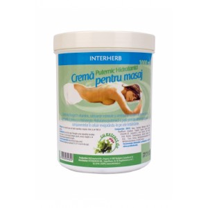 Cremă pentru masaj cu extract de alge marine 1000 ml, Interherb