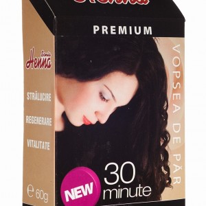 Vopsea par Henna Premium Negru 60g, Kian Cosmetics
