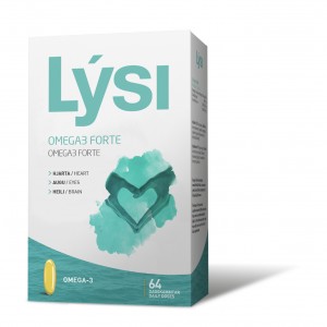 Omega-3 Forte, 64 capsule, Lysi