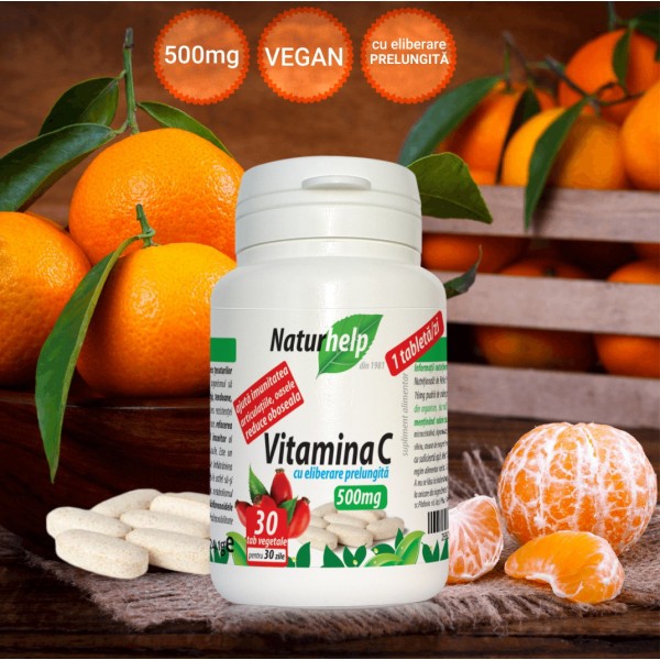 QUERCETIN 500MG 30 CAPS+ VITAMINA C 500MG 30 TAB NATURHELP- PACHET PROMO