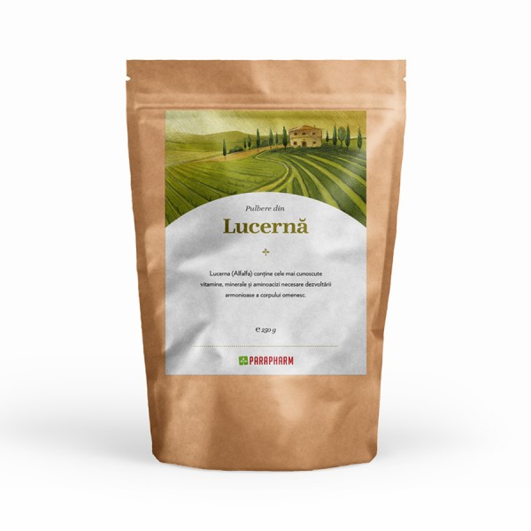 Pulbere din Lucerna, 250g, Parapharm
