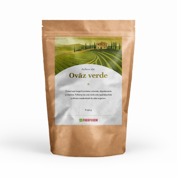 Pulbere din Ovaz Verde, 250g, Parapharm