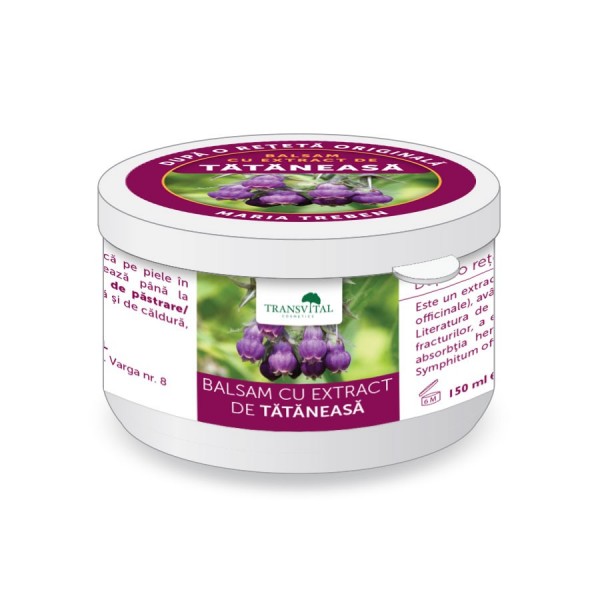 Balsam cu extract de tătăneasă, 150 ml, Transvital