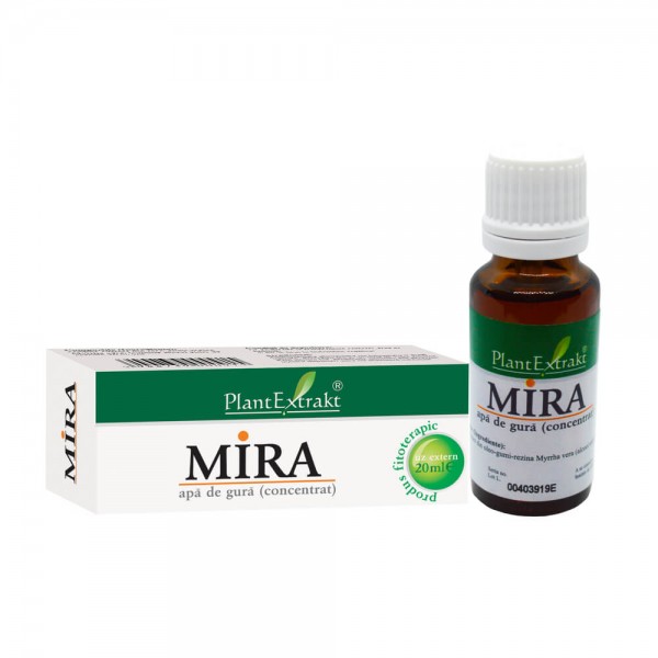 Mira - apă de gură concentrată, 20 ml, PlantExtrakt
