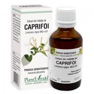 Extract din mlădiţe de CAPRIFOI NEGRU - Lonicera nigra MG=D1, 50 ml, PlantExtrakt
