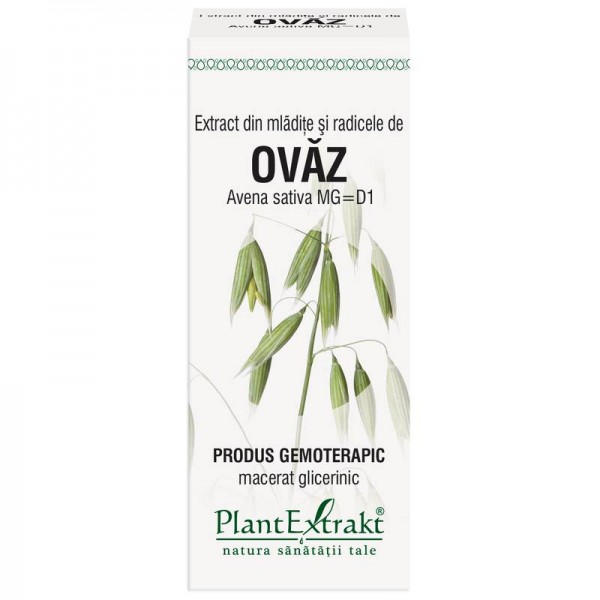 Extract din mlădițe și radicele de ovăz - Avena sativa MG=D1, 50 ml, PlantExtrakt