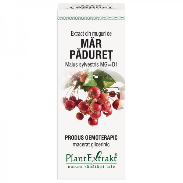 Extract din muguri de MĂR PĂDUREŢ - Malus sylvestris MG=D1, 50 ml, PlantExtrakt