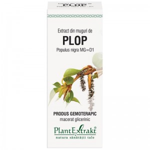 Extract din muguri de PLOP - Populus nigra MG=D1, 50 ml, PlantExtrakt