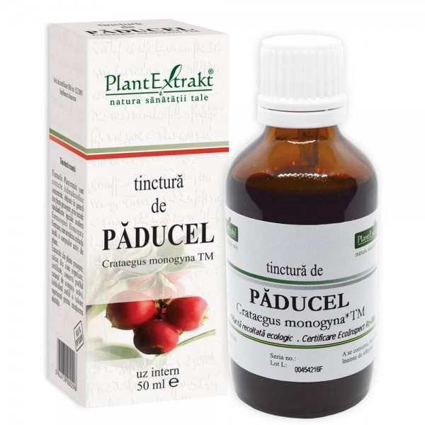 Tinctura Paducel - Crataegus monogyna TM, 50 ml, PlantExtrakt