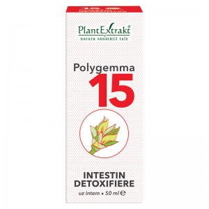 Polygemma 15 - Intestin detoxifiere, 50 ml, PlantExtrakt