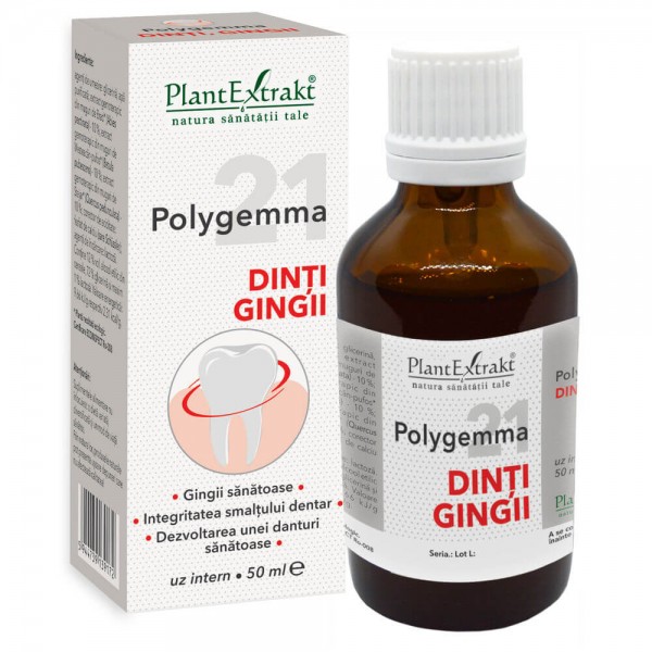 Polygemma 21 - Dinți, gingii, 50 ml, PlantExtrakt