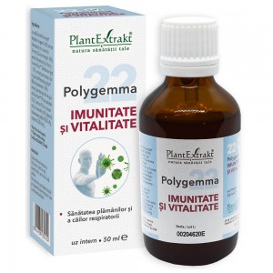 Polygemma 22 - Imunitate si Vitalitate, 50 ml, PlantExtrakt