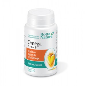 Omega 3 6 9, 1200mg, 30 capsule, Rotta Natura