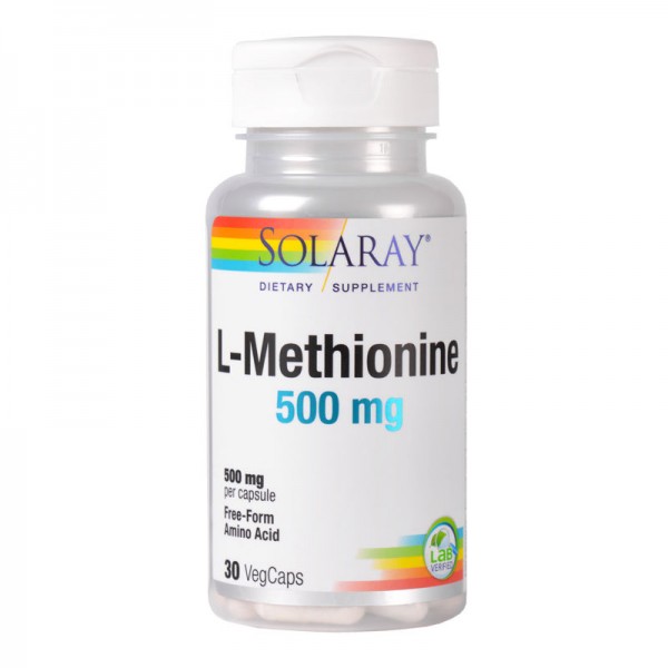 L-METHIONINE 500 MG, 30 CPS, SECOM
