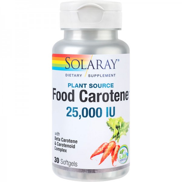 FOOD CAROTENE 25000 UI, 30 CPS MOI, SECOM