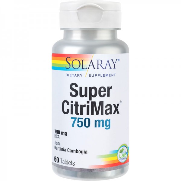 SUPER CITRIMAX (GARCINIA CAMBOGIA) 750 MG, 60 TABLETE, SECOM