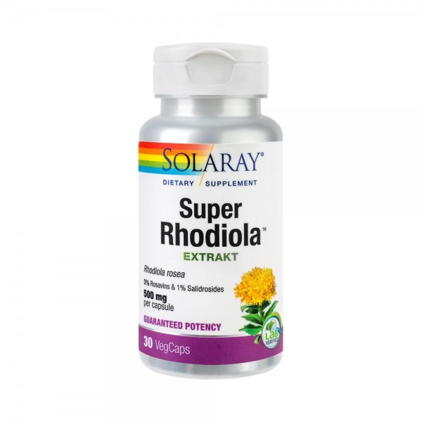 SUPER RHODIOLA EXTRACT 500 MG, 30 CPS, SECOM