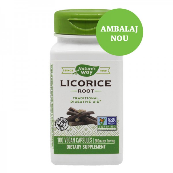 LICORICE 450 MG, 100 CPS, SECOM