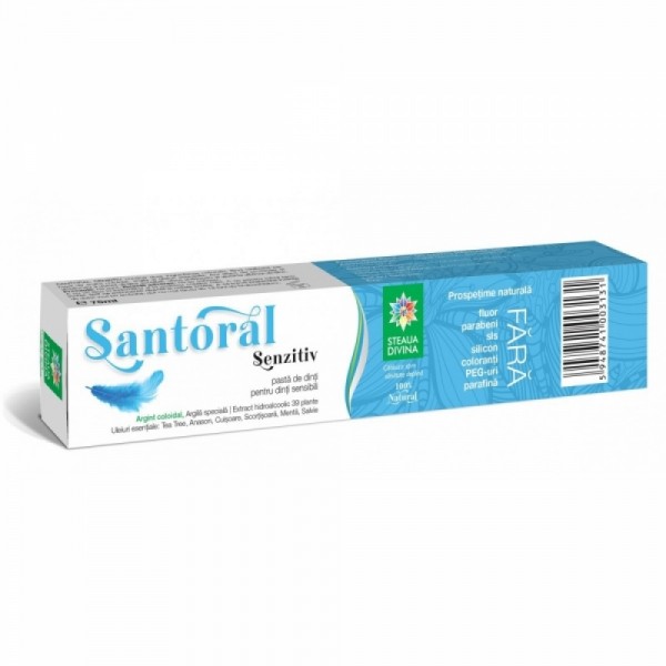 Pasta de dinti Santoral Senzitiv, 75 ml, Steaua Divina